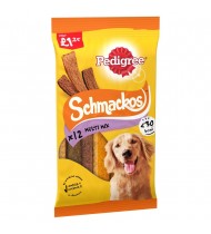 Pedigree Schmackos Adult Dog Treats Mixed Variety 12 Sticks 86g Pedigree Schmackos Adult Dog Treats Mixed Variety 12 Sticks 86g