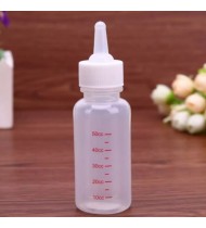 50ml Puppy Kitten Feeding Bottle and Pet Dog Cat Transparent Silicone Feeder