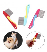 Dogs Cats Hair Removal Comb Stainless Steel Lice Comb