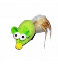 Brit Toys mouse with feather tail Brit Toys mouse with feather tail