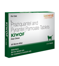KIWOF (CAT DEWORMER- CHEWABLE TABLETS) 1pcs