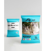 ABC Bentonite Clumping Cat Litter 5L -Baby Powder