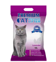 Premium Bentonite Cat Litter – Lavender Scent 5L Premium Bentonite Cat Litter – Lavender Scent 5L