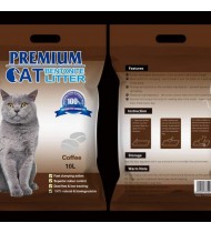 Premium Bentonite Coffee Cat Litter 10L Premium Bentonite Coffee Cat Litter 10L