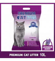 Premium Cat Litter 10L (LAVANDER SCENT)