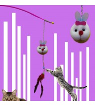 Stick Toy for cats( Rabit type)
