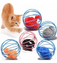 Ball Cat Toy Creative Mice Cat Toys Kitten Play Ball Cat Rattle Toy Ball Cat Toy Creative Mice Cat Toys Kitten Play Ball Cat Rattle Toy
