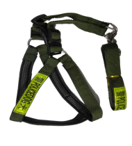 Police Dog harness with belt Small