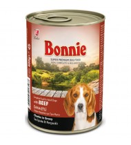Bonnie Dog Can – Beef Chunks in Gravy (400g) Bonnie Dog Can – Beef Chunks in Gravy (400g)