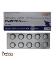 Kiwof Plus Tablet for Small,Medium,Large Dogs contains 01pcs Kiwof Plus Tablet for Small,Medium,Large Dogs contains 01pcs
