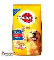 Pedigree Adult Dry Dog Food, Chicken & Vegetables, 10kg Pedigree Adult Dry Dog Food, Chicken & Vegetables, 10kg
