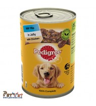 Pedigree dog can food in jelly with chicken 400g Pedigree dog can food in jelly with chicken 400g