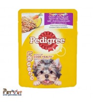 PEDIGREE Pouch Puppy Chicken, Liver, Egg Loaf with vegetables 80g PEDIGREE Pouch Puppy Chicken, Liver, Egg Loaf with vegetables 80g