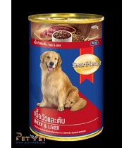 Smart Heart Adult Dog Wet Food Beef & Liver 400gm Smart Heart Adult Dog Wet Food Beef & Liver 400gm