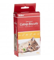 Bioline Catnip Biscuits COD Flavor Cat Food Snack 80gram Bioline Catnip Biscuits COD Flavor Cat Food Snack 80gram