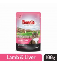 Bonnie Cat Pouch – Lamb & Liver Chunks in Jelly (100g) Bonnie Cat Pouch – Lamb & Liver Chunks in Jelly (100g)