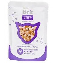 Brit Care Kitten Pouch–Chicken & Cheese in Gravy (80g) Brit Care Kitten Pouch–Chicken & Cheese in Gravy (80g)