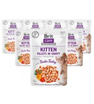 Brit Care Kitten Pouch – Tender Turkey Fillets in Gravy (85g)