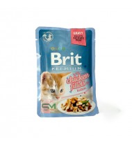 Brit Premium Cat Pouch with Chicken Fillets for Kitten Brit Premium Cat Pouch with Chicken Fillets for Kitten