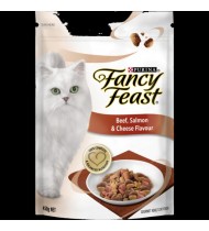 Fancy Feast Beef, Salmon & Cheese Flavour Dry Cat Food 450g Fancy Feast Beef, Salmon & Cheese Flavour Dry Cat Food 450g