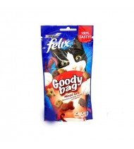 Felix Goody bag treats Mixed Grill flavour with Beef chicken and Salmon 60g Felix Goody bag treats Mixed Grill flavour with Beef chicken and Salmon 60g