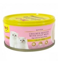 Meo Delite Can Kitten Chicken mousse with Goat milk 80g Meo Delite Can Kitten Chicken mousse with Goat milk 80g