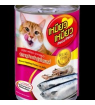 Meow Meow Big Can Tuna Topping Whitebait in Jelly 400g Meow Meow Big Can Tuna Topping Whitebait in Jelly 400g