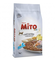 Mito Adult Cat Food Chicken & Fish Flavour 1Kg Mito Adult Cat Food Chicken & Fish Flavour 1Kg