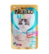 Nekko Kitten Pouch–Tuna Mousse with Goat Milk 70g Nekko Kitten Pouch–Tuna Mousse with Goat Milk 70g