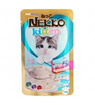 Nekko pouch Kitten Tuna Mousse with Goat Milk 70g Nekko pouch Kitten Tuna Mousse with Goat Milk 70g