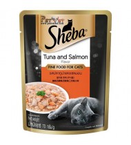Sheba Tuna and Salmon Flavor Fine Food for Cats 70g Sheba Tuna and Salmon Flavor Fine Food for Cats 70g