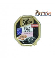 Sheba Wet Cat Food Fine Flakes in Jelly with Salmon 85g Sheba Wet Cat Food Fine Flakes in Jelly with Salmon 85g