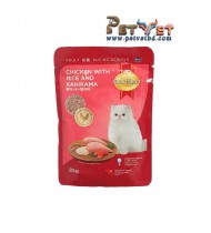 SmartHeart Cat Pouch Chicken with Rice & Kanikama
