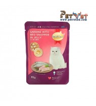 SmartHeart Cat Pouch Sardine With Red Snapper In Jelly SmartHeart Cat Pouch Sardine With Red Snapper In Jelly