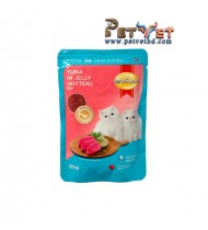 SMART HEART KITTEN FOOD POUCH TUNA IN JELLY 85G SMART HEART KITTEN FOOD POUCH TUNA IN JELLY 85G