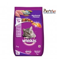 Whiskas Adult (+1 year) Dry Cat Food, Mackerel Flavour, 7kg Whiskas Adult (+1 year) Dry Cat Food, Mackerel Flavour, 7kg