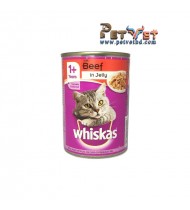 Whiskas Can Beef in Jelly 390g Whiskas Can Beef in Jelly 390g