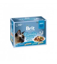 Brit Premium Cat Pouch Family Plate Gravy 12x85g=1020g Brit Premium Cat Pouch Family Plate Gravy 12x85g=1020g