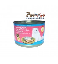 Smartheart can sardine with chicken in jelly 170g Smartheart can sardine with chicken in jelly 170g